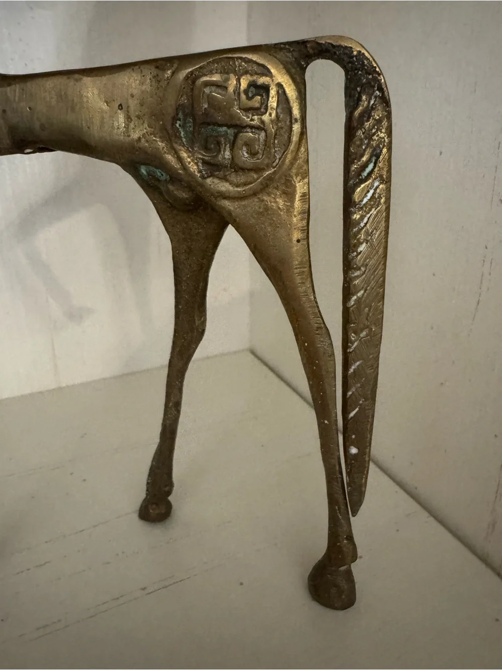 Vintage Brass Horse Sculpture Decorative Accent Frederick Weinberg Style